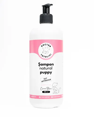 Sampon natural puppy Doctor Totolici, 500 ml