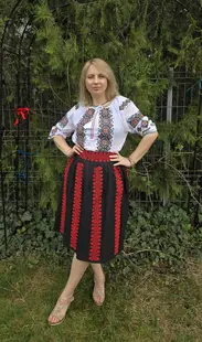 Set traditional format din ie si fusta 28