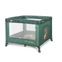 Tarc de joaca Lorelli Play N Relax Green Night 100x100x75 cm, deschidere laterala cu fermoar, geanta de transport