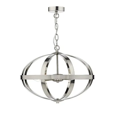 Lampa suspendata Symbol 3 Light Pendant Satin Chrome