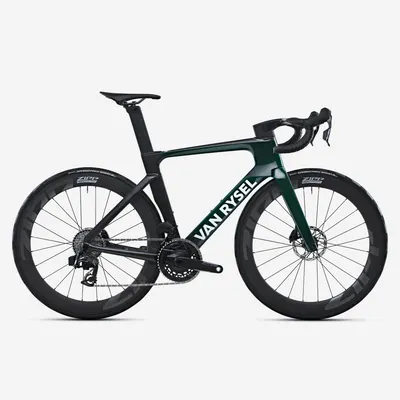 Bicicletă de șosea SRAM Force AXS E1 2x12v senzor de putere RCR-F PRO Verde