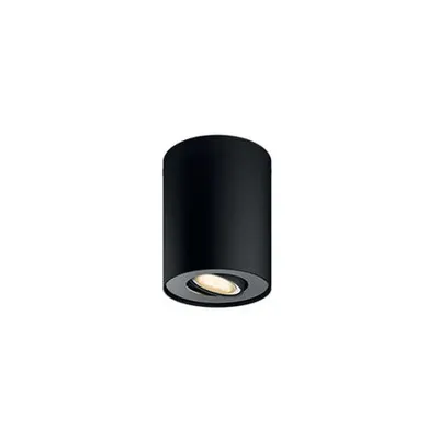 Spot aplicat Philips HUE Pillar Negru cu bec LED GU10