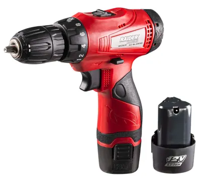 Mașină de găurit fără fir Raider - RD-CDL35, 12V, 2x1.5Ah