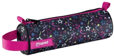 Penar oval Maped - Steluțe, 1 fermoar și mâner