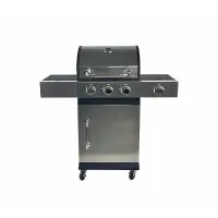 Gratar - QL-11 ,3+1 zone de gatit ,gaz, termometru, dimensiuni totale 110 X 44 X 112 cm, otel inoxidabil
