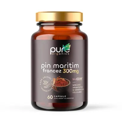 Pin Maritim Francez – Circulatie si protectie - 60cps PureOrganics