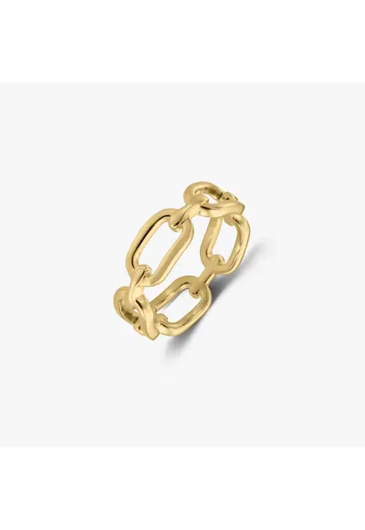 Inel din argint Golden Chain
