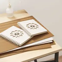 vidaXL Panouri de decor 50 buc. Alb 30 x 42 x 0,27 cm Lemn prelucrat