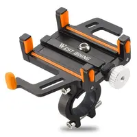 Suport pentru smartphone biciclete ajustabil, roșu