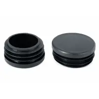 Capac pentru teava rotunda gard 3/4”, dop din polietilena, montaj prin presare