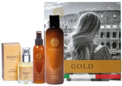 Sono Gold Set cosmetice pentru păr, 3 piese