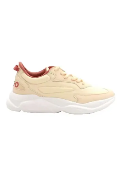 Pantofi sport barbati - galben deschis - poliester