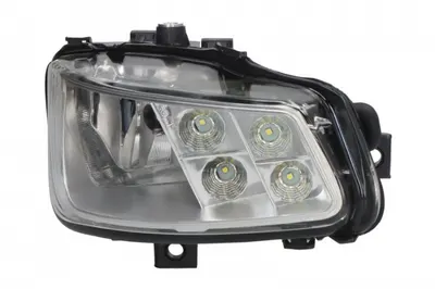Proiector ceata stanga (H11 LED, cu iluminare curba) 24V potrivit MERCEDES ACTROS MP4 MP5, ANTOS 07.11