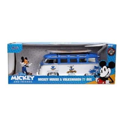 Jada Masina Din Metal Volkswagen T1 Bus Scara 1 La 24 Si Figurina Mickey Mouse