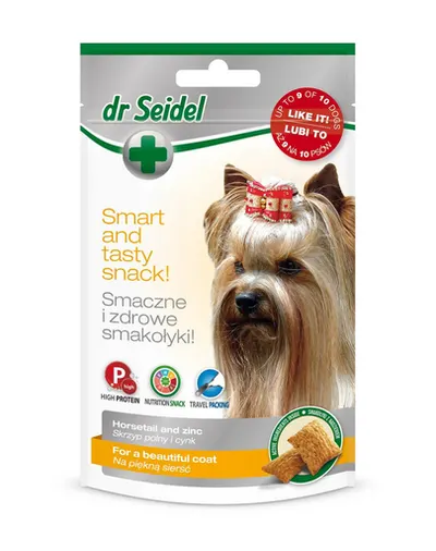DR SEIDEL gustări câini piele și blană sănătoasă 90 g