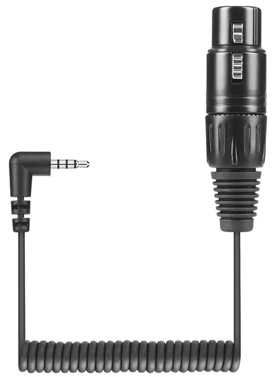 Cablu Sennheiser - KA 600i, 3.5mm/XLR, 0.4m, negru