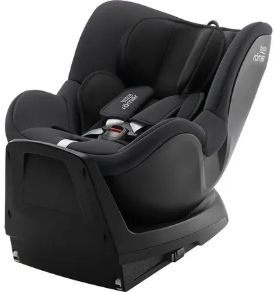 Scaun auto Britax Romer - Dualfix Plus, IsoFix, i-Size, 40-105 cm, Midnight Grey