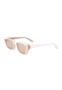 Ochelari de soare dama Kendall+Kylie Lolita - bej - 56x15x145mm - design elegant