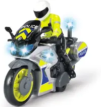 Jucarie pentru copii Dickie Toys - Motocicleta de politie, cu motociclist