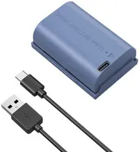 Baterie SmallRig - LP-E6NH, 2400 mAh, USB-C, albastră