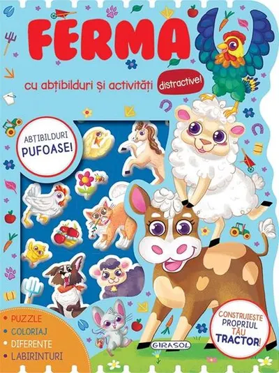 Abțibilduri pufoase - Ferma - Paperback - ***
