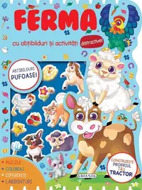 Abțibilduri pufoase - Ferma - Paperback - ***