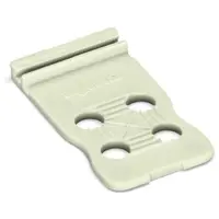 Strain relief plate; 12.5 mm wide; light gray