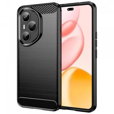 Husa pentru Honor 400 Pro, Techsuit, Carbon, Neagra