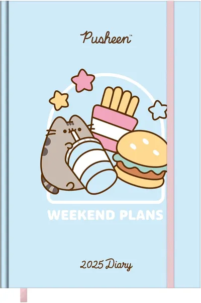 Jurnal Pyramid Animation: Pusheen - Weekend Plans, format A5