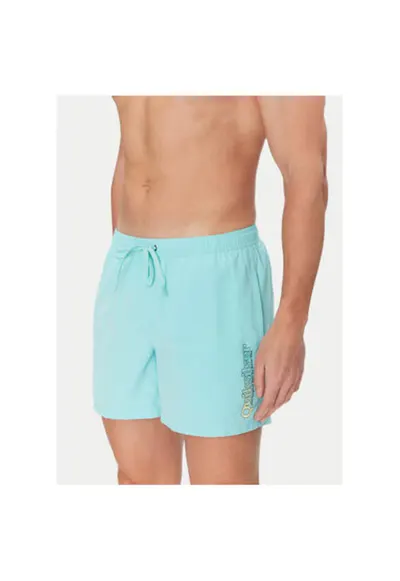 Pantaloni scurti de baie barbati EQYJV04141 - Poliester - Turcoaz - Turcoaz