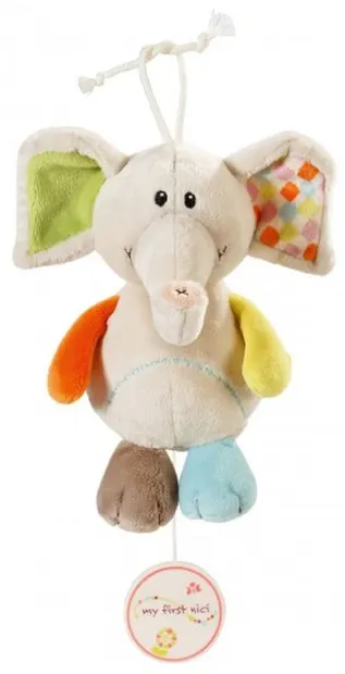 Jucărie muzicală NICI - Elefantul Dundee, 18 cm