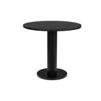 Masă de dining rotundă cu blat cu aspect de lemn de stejar ø 80 cm Sool – noo.ma