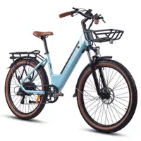 Bicicletă electrică urbană pentru adulți KAISDA K601, baterie 36V 17.4Ah, 26"