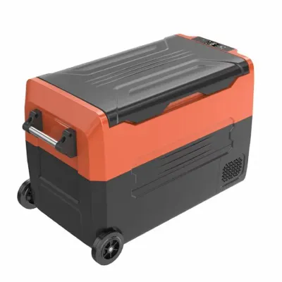Frigider auto cu compresor smart cooler, cu bluetooth si roți capacitate 45L,taxa verde inclusa