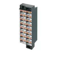 Matrix patchboard; 32-pole; plain; Colors of modules: gray/white; for 19 racks; 1,50 mm²; dark gray