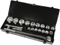 Set de scule Topmaster - 21 piese, 3/4", 19-50 mm