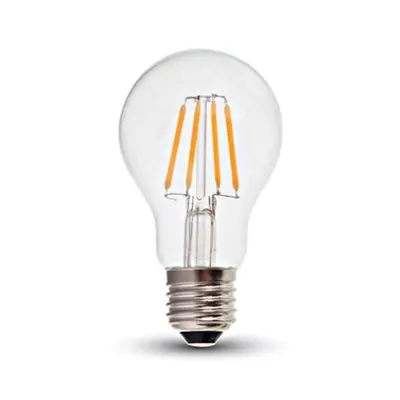 Bec LED clasic 4W filament E27 A60 2700K, 400lm, 300°