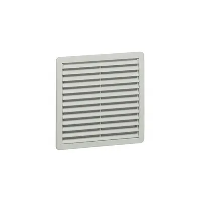 Ventilator cu plastic louvre - IP54 - IK08 - 120/160 mᄈ/h - RAL 7035