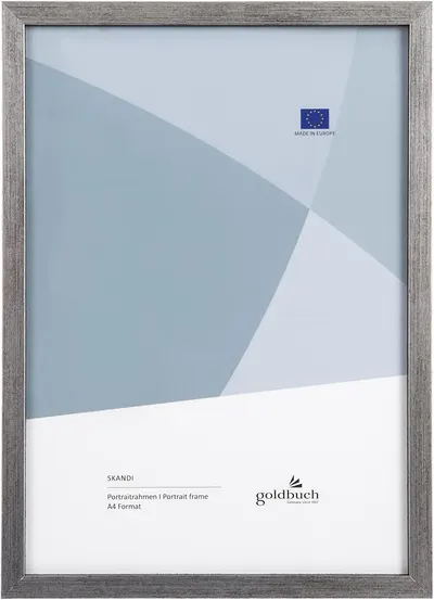 Ramă din lemn pentru fotografii Goldbuch - Argintie, 21 x 30 cm
