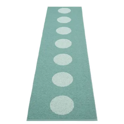 Covor tip traversă pentru interior și exterior turcoaz 70x280 cm Vera Pop Jade – Pappelina