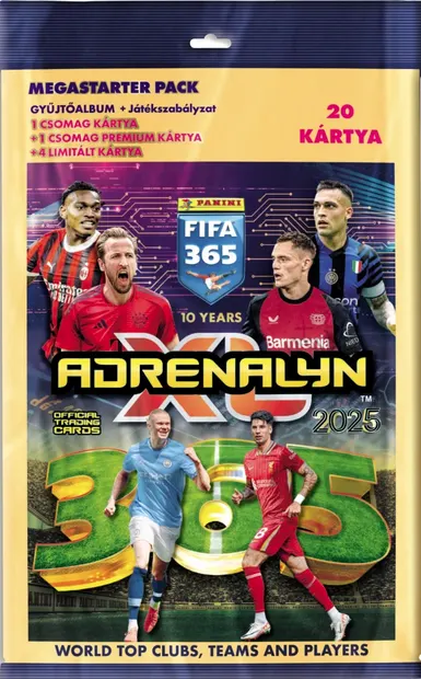 Cartonase - Panini FIFA 365 - Adrenalyn, Megastarter