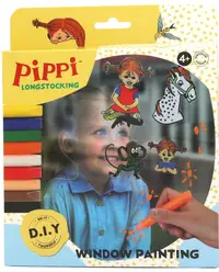 Set de pictură pe fereastră Micki - Pippi Șosețica