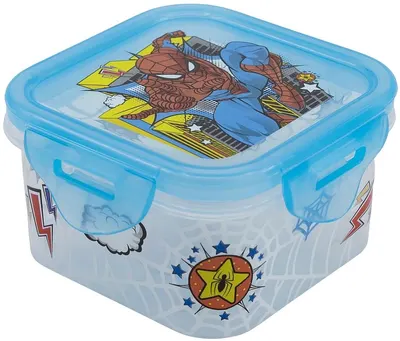 Cutie pătrată pentru alimente Stor Spider-Man - Midnight Flyer, 290 ml