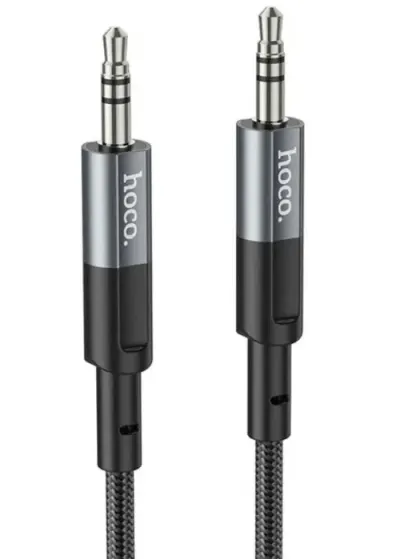 Cablu Audio 3.5mm - 3.5mm HOCO UPA23, 1m, Gri