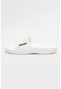 Papuci unisex cu model cu perforatii Classic - Alb