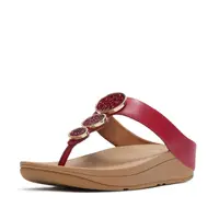 FITFLOP FitFlop Halo Bead-Circle Metallic Toe-Post Sandals GEBRANDE BES 43