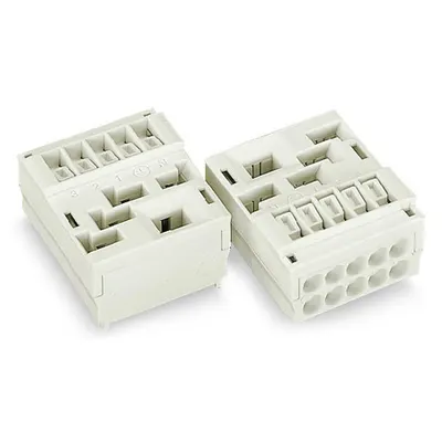 Conductor support; with direct ground contact; 4-pole; 2,50 mm²; white