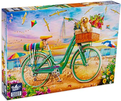 Puzzle Black Sea Premium din 1000 de piese - Cu un prieten pe plaja