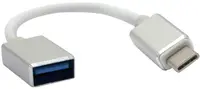 Adaptor VCom - CU404, OTG USB-C/USB-A, 0.2 m, negru