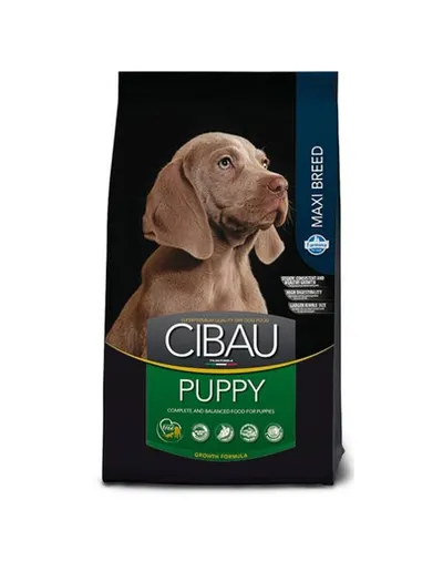 CIBAU Maxi Puppy Hrana uscata pentru catei de rasa mare 12 + 2 kg GRATIS